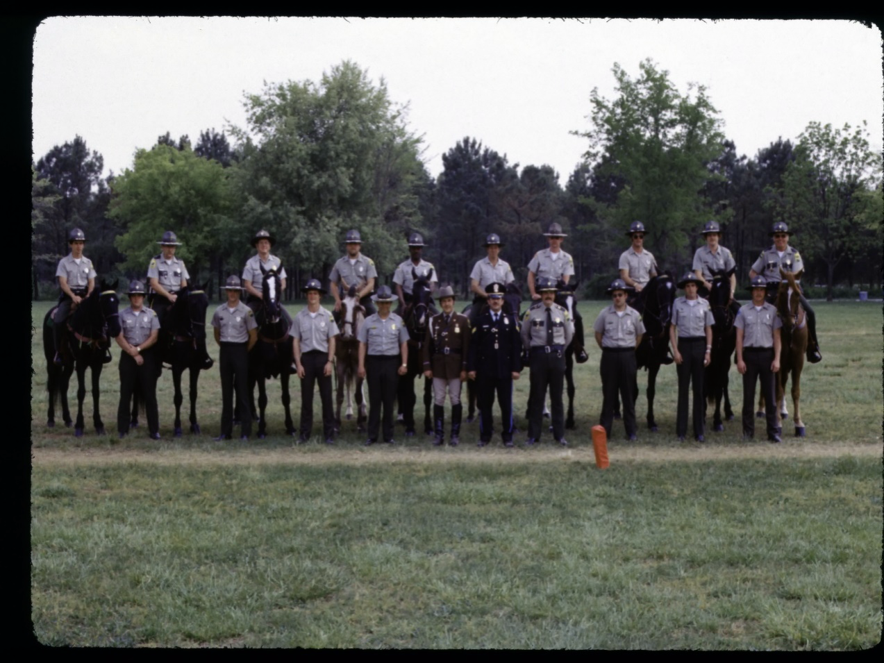 The first hoursemounted raners with U.S. Park Police in 1978.
